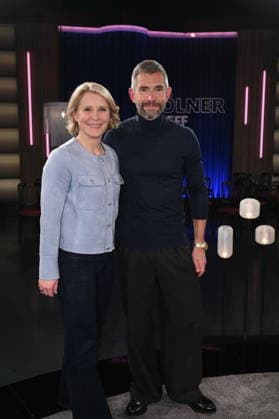 Moderatoren Duo Susan Link und Micky Beisenherz der WDR Talkshow Kölner Treff