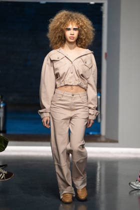 LFW - Ksenia Schnaider Runway A model walks the runway at the Ksenia Schnaider fashion show during London Fashion Week held in London, United Kingdom on February 19, 2026 Photo by LouniPhotography ABACAPRESS.COM London United Kingdom  Copyright: xLounisPhotography ABACAx