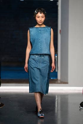 LFW - Ksenia Schnaider Runway A model walks the runway at the Ksenia Schnaider fashion show during London Fashion Week held in London, United Kingdom on February 19, 2026 Photo by LouniPhotography ABACAPRESS.COM London United Kingdom  Copyright: xLounisPhotography ABACAx