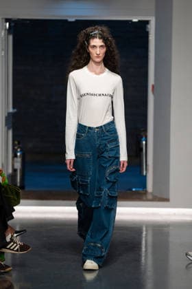 LFW - Ksenia Schnaider Runway A model walks the runway at the Ksenia Schnaider fashion show during London Fashion Week held in London, United Kingdom on February 19, 2026 Photo by LouniPhotography ABACAPRESS.COM London United Kingdom  Copyright: xLounisPhotography ABACAx