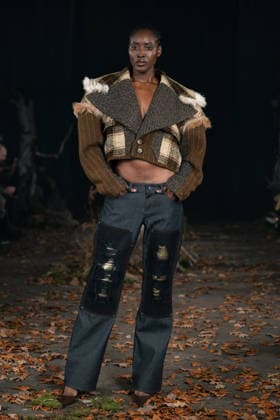 LFW - Agro Studio Runway A model walks the runway during the Agro Studio fashion show at London Fashion Week held in London, United Kingdom on February 19, 2026. Photo by LouniPhotography ABACAPRESS.COM London United Kingdom  Copyright: xLounisPhotography ABACAx