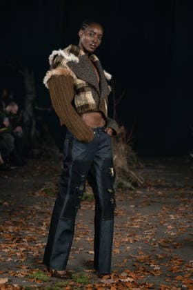 LFW - Agro Studio Runway A model walks the runway during the Agro Studio fashion show at London Fashion Week held in London, United Kingdom on February 19, 2026. Photo by LouniPhotography ABACAPRESS.COM London United Kingdom  Copyright: xLounisPhotography ABACAx
