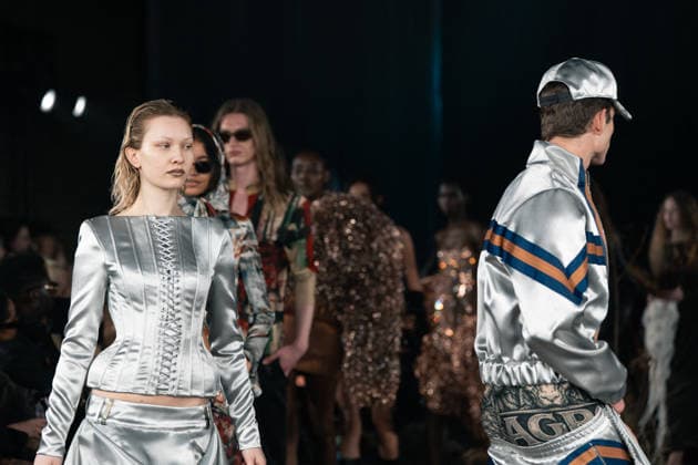 LFW - Agro Studio Runway A model walks the runway during the Agro Studio fashion show at London Fashion Week held in London, United Kingdom on February 19, 2026. Photo by LouniPhotography ABACAPRESS.COM London United Kingdom  Copyright: xLounisPhotography ABACAx