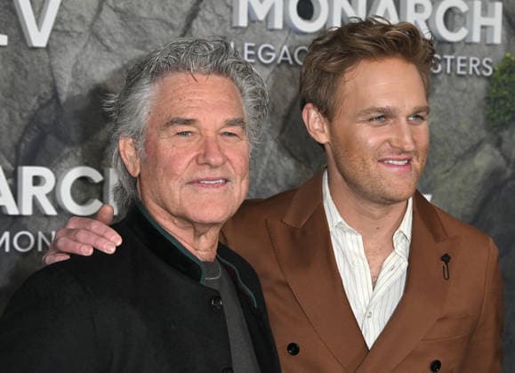 ˜Monarch: Legacy of Monsters™ Season 2 World Premiere Kurt Russell and Wyatt Russell arriving at Apple TV™s Monarch: Legacy of Monsters™ season 2 world premiere held at the TCL Chinese Theatre on February 19, 2026 in Hollywood, Ca. Hollywood TCL Chinese Theatre California USA Copyright: xLeexWatt AFF-USA.COMx