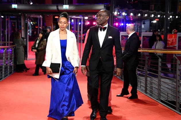 Maimouna Miawama und Mahamat-Saleh Haroun bei der Premiere des Kinofilms Soumsoum, the Night of the Stars Soumsoum, la nuit des astres auf der Berlinale 2026 76. Internationale Filmfestspiele Berlin im Berlinale Palast. Berlin, 19.02.2026