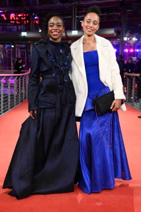 Achouackh Abakar Souleymane und Maimouna Miawama bei der Premiere des Kinofilms Soumsoum, the Night of the Stars Soumsoum, la nuit des astres auf der Berlinale 2026 76. Internationale Filmfestspiele Berlin im Berlinale Palast. Berlin, 19.02.2026