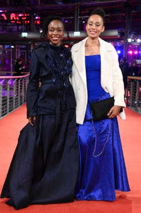 Achouackh Abakar Souleymane und Maimouna Miawama bei der Premiere des Kinofilms Soumsoum, the Night of the Stars Soumsoum, la nuit des astres auf der Berlinale 2026 76. Internationale Filmfestspiele Berlin im Berlinale Palast. Berlin, 19.02.2026