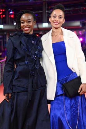 Achouackh Abakar Souleymane und Maimouna Miawama bei der Premiere des Kinofilms Soumsoum, the Night of the Stars Soumsoum, la nuit des astres auf der Berlinale 2026 76. Internationale Filmfestspiele Berlin im Berlinale Palast. Berlin, 19.02.2026
