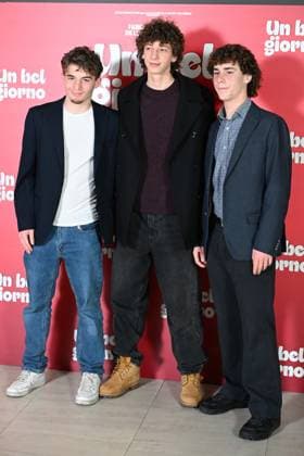 Foto IPP VB Foto Roma 19 02 2026 Photocall film Un bel giorno Nella foto Leon Castagno, Nicola Mayer, Andrea Silvestrini Italy Photo Press - World Copyright