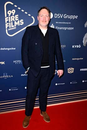Martin Stange beim 99Fire Films Award während der Berlinale 2026 in der Astor Film Lounge. Berlin, 19.02.2026