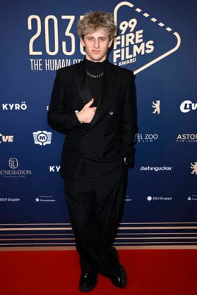 Theo Carow beim 99Fire Films Award während der Berlinale 2026 in der Astor Film Lounge. Berlin, 19.02.2026