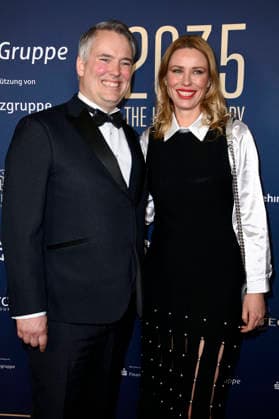 Spencer Chaplin und Kiera Chaplin beim 99Fire Films Award während der Berlinale 2026 in der Astor Film Lounge. Berlin, 19.02.2026