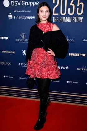 Rachel Degen beim 99Fire Films Award während der Berlinale 2026 in der Astor Film Lounge. Berlin, 19.02.2026