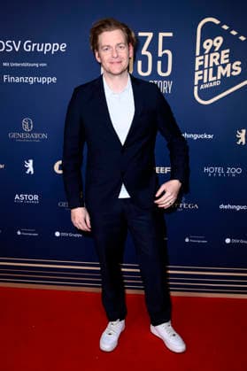 Johannes Heinrichs beim 99Fire Films Award während der Berlinale 2026 in der Astor Film Lounge. Berlin, 19.02.2026