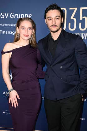 Alessia Mazzola und Mehmet Daloglu beim 99Fire Films Award während der Berlinale 2026 in der Astor Film Lounge. Berlin, 19.02.2026
