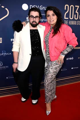 Steven Preisner und Anika Lehmann beim 99Fire Films Award während der Berlinale 2026 in der Astor Film Lounge. Berlin, 19.02.2026
