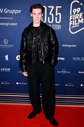Mike Leon Lichtenberg beim 99Fire Films Award während der Berlinale 2026 in der Astor Film Lounge. Berlin, 19.02.2026