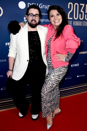 Steven Preisner und Anika Lehmann beim 99Fire Films Award während der Berlinale 2026 in der Astor Film Lounge. Berlin, 19.02.2026