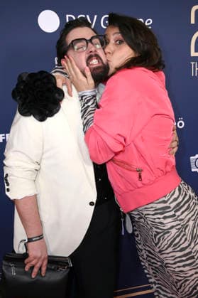 Steven Preisner und Anika Lehmann beim 99Fire Films Award während der Berlinale 2026 in der Astor Film Lounge. Berlin, 19.02.2026