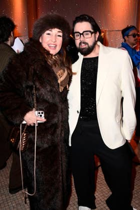 Claudia Campus und Steven Preisner beim 99Fire Films Award während der Berlinale 2026 in der Astor Film Lounge. Berlin, 19.02.2026