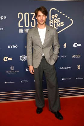 Arne-Carlos Böttcher beim 99Fire Films Award während der Berlinale 2026 in der Astor Film Lounge. Berlin, 19.02.2026