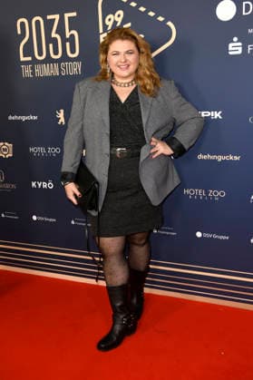 Alina Wichmann beim 99Fire Films Award während der Berlinale 2026 in der Astor Film Lounge. Berlin, 19.02.2026