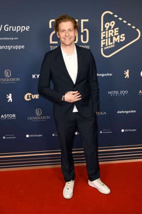 Johannes Heinrichs beim 99Fire Films Award während der Berlinale 2026 in der Astor Film Lounge. Berlin, 19.02.2026