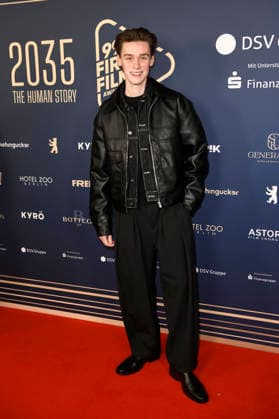 Mike Leon Lichtenberg beim 99Fire Films Award während der Berlinale 2026 in der Astor Film Lounge. Berlin, 19.02.2026