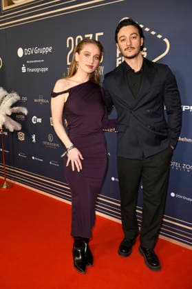 Alessia Mazzola und Mehmet Daloglu beim 99Fire Films Award während der Berlinale 2026 in der Astor Film Lounge. Berlin, 19.02.2026