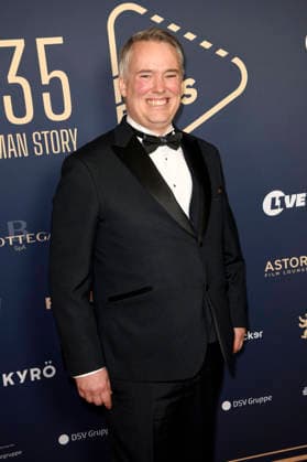 Spencer Chaplin beim 99Fire Films Award während der Berlinale 2026 in der Astor Film Lounge. Berlin, 19.02.2026