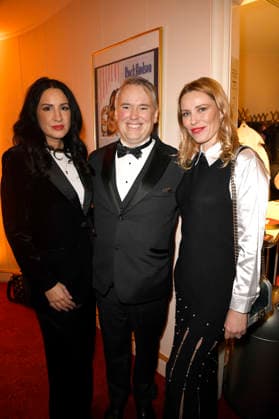 Minu Barati, Spencer Chaplin und Kiera Chaplin beim 99Fire Films Award während der Berlinale 2026 in der Astor Film Lounge. Berlin, 19.02.2026