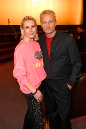 Franziska Hippe und Roman Knizka beim 99Fire Films Award während der Berlinale 2026 in der Astor Film Lounge. Berlin, 19.02.2026