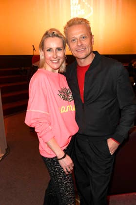 Franziska Hippe und Roman Knizka beim 99Fire Films Award während der Berlinale 2026 in der Astor Film Lounge. Berlin, 19.02.2026