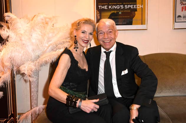 Jo Groebel mit Ehefrau Grit Weiss beim 99Fire Films Award während der Berlinale 2026 in der Astor Film Lounge. Berlin, 19.02.2026
