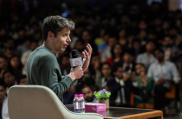 OpenAI CEO Sam Altman speaks during an interaction session at IIT, New Delhi New Delhi, Feb 20 (ANI): OpenAI CEO Sam Altman speaks during an interaction session at IIT, in New Delhi on Friday. New Delhi Delhi India Copyright: xANIx ANI_20260220028