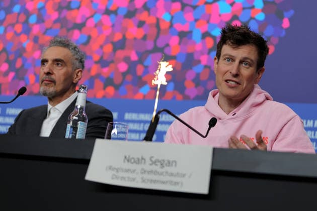 February 20, 2026, Berlin, Germany: Actor John Turturro (L), and Director Noah Segan attend a press conference for the film The Only Living Pickpocket In New York during the 76th Berlin International Film Festival (Berlinale), which is Europe s first major film festival of the year, at the Grand Hyatt Hotel in Berlin. The festival runs from February 12 to 22, 2026. Berlin Germany - ZUMAf146 20260220_zip_f146_028 Copyright: xRouzbehxFouladix