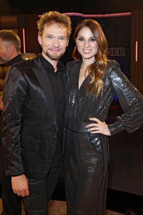 Thommy Ten und Amelie van Tass bei der Aufzeichnung der WDR-Talkshow Kölner Treff im WDR Studio BS 3. Köln, 19.02.2026