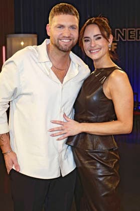 Konstantin Streifling und Jessica Streifling bei der Aufzeichnung der WDR-Talkshow Kölner Treff im WDR Studio BS 3. Köln, 19.02.2026