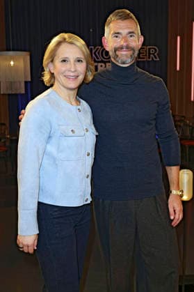 Susan Link und Micky Beisenherz bei der Aufzeichnung der WDR-Talkshow Kölner Treff im WDR Studio BS 3. Köln, 19.02.2026