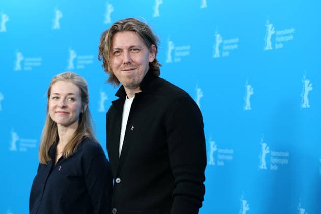 February 20, 2026, Berlin, Germany: US producer Katie McNeill and English producer Leopold Hughes pose for photographers at the photo call for The Only Living Pickpocket in New York presented in the Berlinale Special Gala at the 76th Berlin International Film Festival (Berlinale), Europe s first major film festival of the year, at the Grand Hyatt Hotel in Berlin. The festival runs from February 12 to 22, 2026. Berlin Germany  - ZUMAf146 20260220_zip_f146_044 Copyright: xRouzbehxFouladix