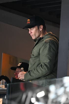 Winter Olympics - Tom Brady At Ice Hockey Match Canada v Finland Tom Brady in the stands during the men s ice hockey semifinal between Canada and Finland during the 2026 Winter Olympics, in Milan, Italy on February 20, 2026. Photo by JMP ABACAPRESS.COM Milan Italy  Copyright: xJMP ABACAx