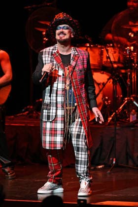Boy George of Boy George & Culture Club performs at Hard Rock Live held at the Seminole Hard Rock Hotel & Casino Featuring: Boy George Where: Hollywood, Florida, United States When: 19 Feb 2026 Credit: Robert Bell INSTARimages EDITORIAL USE ONLY. NOT FOR USE BY NEWSPAPERS BASED IN THE UK. Copyright: xx instar55488539