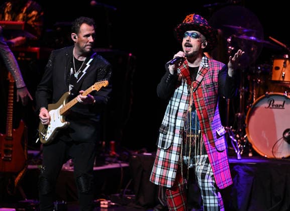 Boy George of Boy George & Culture Club performs at Hard Rock Live held at the Seminole Hard Rock Hotel & Casino Featuring: Roy Hay, Boy George Where: Hollywood, Florida, United States When: 19 Feb 2026 Credit: Robert Bell INSTARimages EDITORIAL USE ONLY. NOT FOR USE BY NEWSPAPERS BASED IN THE UK. Copyright: xx instar55488543