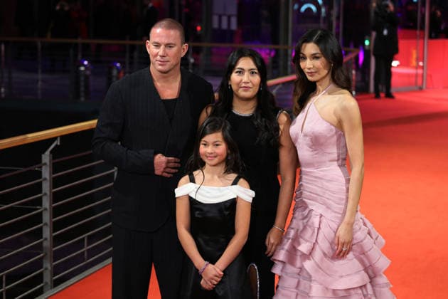 February 20, 2026, Berlin, Germany: (L-R) Channing Tatum, director Beth de Araujo, Mason Reeves, and Gemma Chan attend the red carpe for Josephine presented in competition at the 76th Berlin International Film Festival (Berlinale), Europe s first major film festival of the year, at the Grand Hyatt Hotel in Berlin. The festival runs from February 12 to 22, 2026. Berlin Germany  - ZUMAf146 20260220_zip_f146_092 Copyright: xRouzbehxFouladix