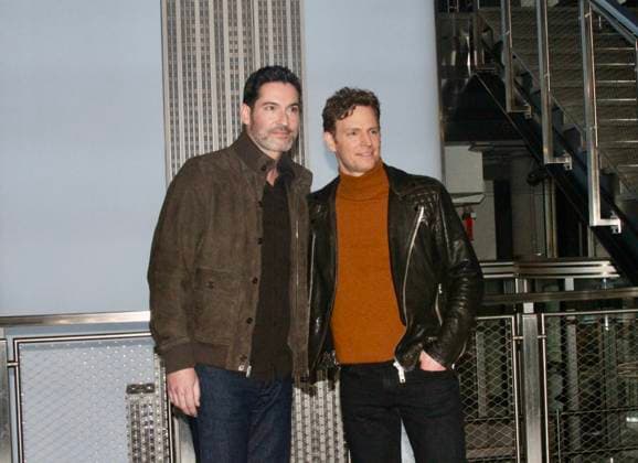 RECORD DATE NOT STATED Tom Ellis and Nick Gehlfuss visit the Empire State Building Observatory for a photo opportunity. (NEW)Tom Ellis and Nick Gehlfuss visit the Empire State Building Observatory for a photo opportunity. February 20, 2026, New York, USA: (L-R) Tom Ellis and Nick Gehlfuss will visit the Empire State Building Observatory for a photo opportunity to celebrate the premiere of CBS™ new drama from Wolf Entertainment, CIA. Credit: Niyi Fote Thenews2 (Foto: Niyi Fote Thenews2 imago images) Tom Ellis and Nick Gehlfuss visit the Empire State Building Observatory for a photo opportunity.  Copyright: xNiyixFotex