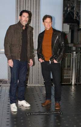 RECORD DATE NOT STATED Tom Ellis and Nick Gehlfuss visit the Empire State Building Observatory for a photo opportunity. (NEW)Tom Ellis and Nick Gehlfuss visit the Empire State Building Observatory for a photo opportunity. February 20, 2026, New York, USA: (L-R) Tom Ellis and Nick Gehlfuss will visit the Empire State Building Observatory for a photo opportunity to celebrate the premiere of CBS™ new drama from Wolf Entertainment, CIA. Credit: Niyi Fote Thenews2 (Foto: Niyi Fote Thenews2 imago images) Tom Ellis and Nick Gehlfuss visit the Empire State Building Observatory for a photo opportunity.  Copyright: xNiyixFotex