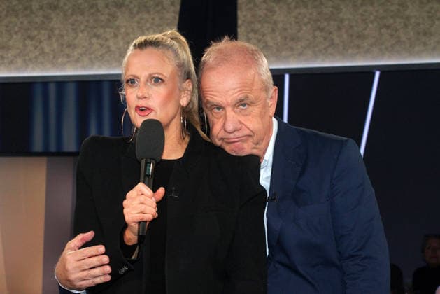 Barbara Schoeneberger und Hubertus Meyer Burckhardt bei der NDR Talk Show am 20.02.2026 in Hamburg NDR Talk Show am 20.02.2026 in Hamburg *** Barbara Schoeneberger and Hubertus Meyer Burckhardt at the NDR Talk Show on 20 02 2026 in Hamburg NDR Talk Show on 20 02 2026 in Hamburg 