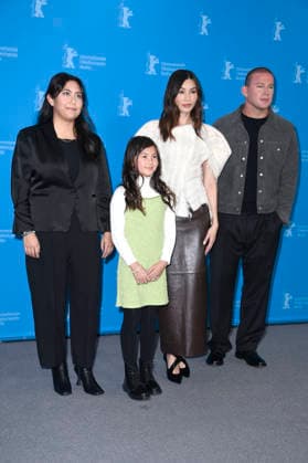 Beth de Araujo, Mason Reeves, Gemma Chan und Channing Tatum beim Photocall zum Kinofilm Josephine auf der Berlinale 2026 76. Internationale Filmfestspiele Berlin im Hotel Grand Hyatt. Berlin, 20.02.2026