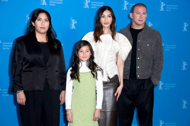 Beth de Araujo, Mason Reeves, Gemma Chan und Channing Tatum beim Photocall zum Kinofilm Josephine auf der Berlinale 2026 76. Internationale Filmfestspiele Berlin im Hotel Grand Hyatt. Berlin, 20.02.2026