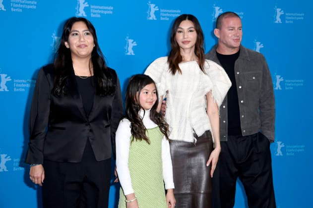 Beth de Araujo, Mason Reeves, Gemma Chan und Channing Tatum beim Photocall zum Kinofilm Josephine auf der Berlinale 2026 76. Internationale Filmfestspiele Berlin im Hotel Grand Hyatt. Berlin, 20.02.2026